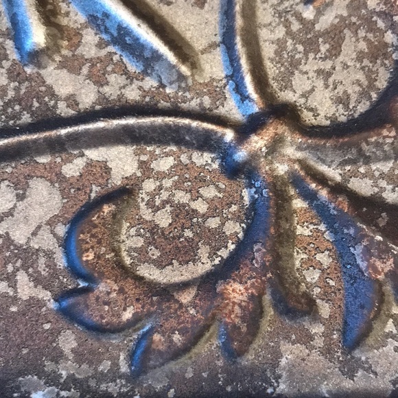 Home Decorators Floral Burst Metal Wall Plaque NEW - Picture 5 of 6